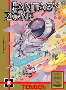 Fantasy Zone (USA) (Tengen) (Unl) box cover front